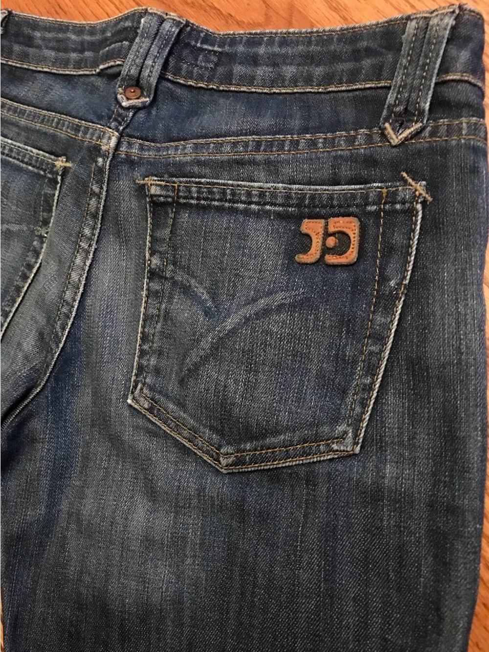 JOES BOOTCUT DISTRESSED Womens Blue Jeans 26x32 SR32 MADE IN USA